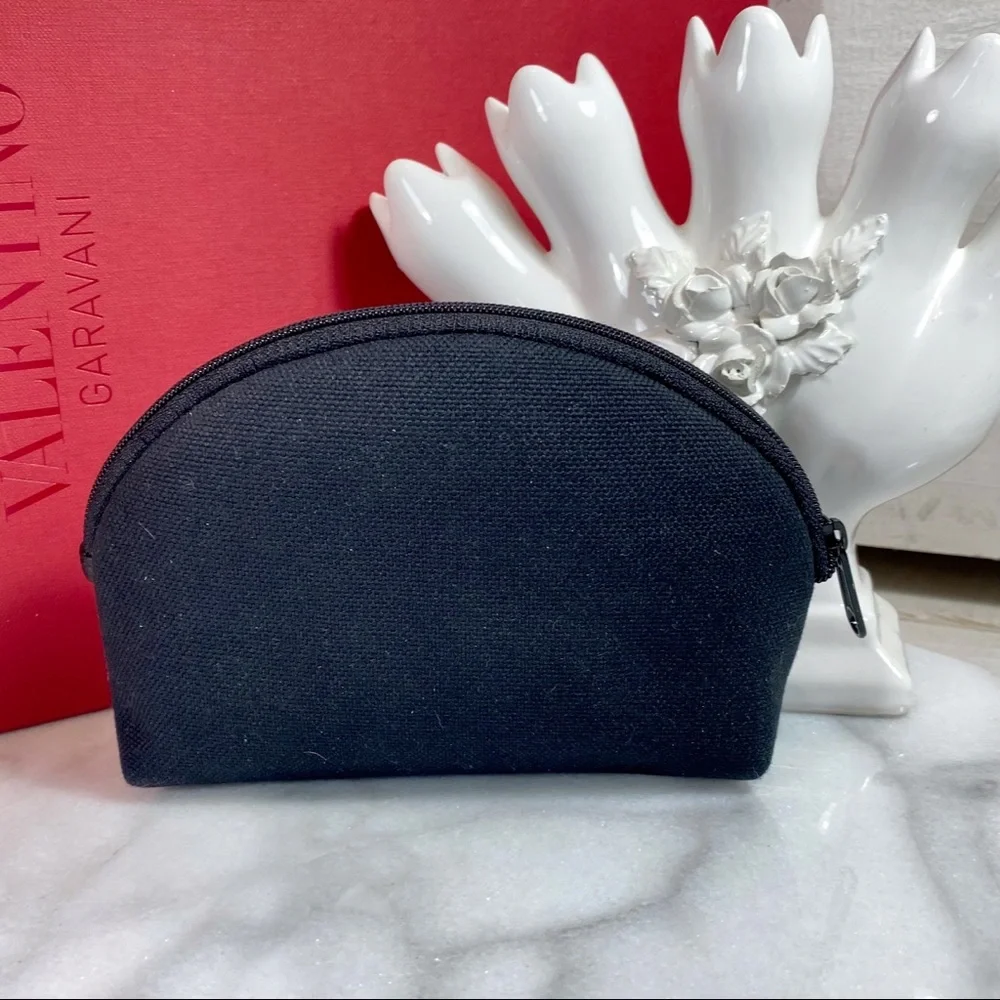 Valentino Garavani Vintage Logo Embroidered Cosmetic Bag